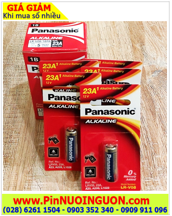 COMBO 01HỘP 6vỉ Pin 12v Remote Panasonic LR-V08 A23 /Loại Vỉ 1viên _ Giá chỉ 139.000/HỘP 5vỉ 